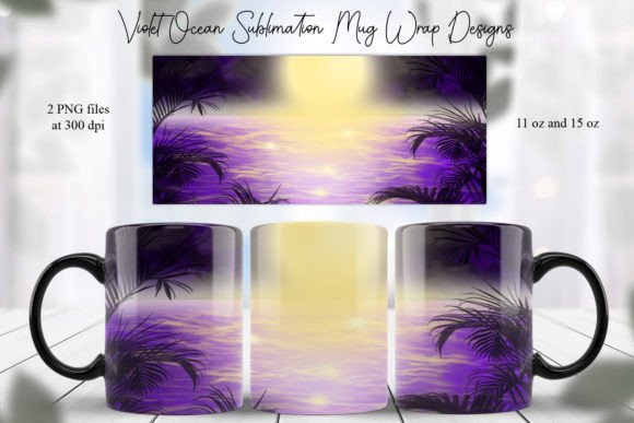 Download Sunset Mug Sublimation Wrap / Beach Wrap - Beach wrap Collection